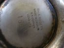 Elegant Silver Plate Tea Bag Footed Bowl