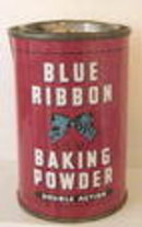 Spice Tin BLUE RIBBON Baking Powder