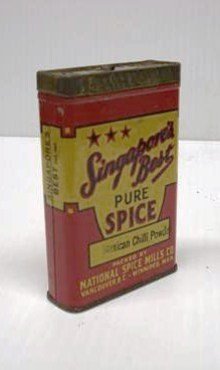 OLD SPICE TIN - SINGAPORE'S BEST