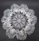 ANTIQUE RARE LACE CENTERPIECE LARGE DOILY