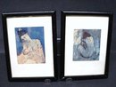PAIR OF 2 SMALL PICASSO FRAMED PRINTS