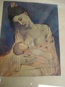 PAIR OF 2 SMALL PICASSO FRAMED PRINTS
