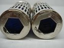 SILVER PLATED - SALT & PEPPER SHAKERS
