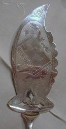ART NOUVEAU*SILVER*SEA FOOD*SERVER