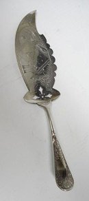 ART NOUVEAU*SILVER*SEA FOOD*SERVER