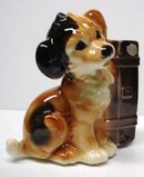 ROYAL COPLEY PLANTER*DARLING PUPPY*SKIP
