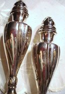 Art Nouveau SILVER SALT&PEPPER SHAKERS