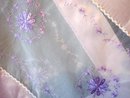 EMBROIDERY ORGANDY & SATIN RUNNER