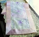 EMBROIDERY ORGANDY & SATIN RUNNER