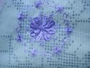 EMBROIDERY ORGANDY & SATIN RUNNER