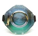 ART DECO CHROME SERVING TRAY-DISH