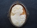 SUPERB LARGE CAMEO-BROOCH/PENDANT SIGNED
