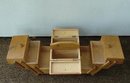 UNUSUAL - WOOD SEWING BASKET