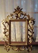 ORIGINAL CAST IRON ART NOUVEAU PHOTO FRAME