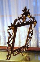 ORIGINAL CAST IRON ART NOUVEAU PHOTO FRAME