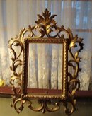 ORIGINAL CAST IRON ART NOUVEAU PHOTO FRAME