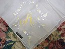 SILK EMBROIDERY HANKY MONOGRAM