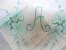 EMBROIDERY/PATCHWORK HANKY MONOGRAM