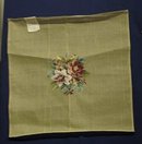 WOOLEN NEEDLEPOINT TAPESTRY-ROSES