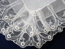 FANTASTIC TAMBOUR LACE WEDDING HANKY
