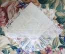 FANTASTIC TAMBOUR LACE WEDDING HANKY