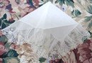 FANTASTIC TAMBOUR LACE WEDDING HANKY