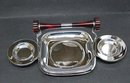 Deco 40's Chrome/Bakelite Serving Dish