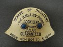 ANTIQUE ORIGINAL LOCK-LINK CUFF LINKS