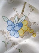 lovely MADEIRA TABLECLOTH - EMBROIDERY +