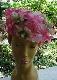 Antique Hat All flowers
