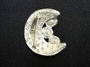 LOVELY IRIDESCENT RHINESTONE BROOCH