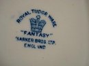 RARE CHINTZ Hand Pntd. CAKE PLATE