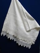 Huge Damask Huck Linen/Lace - TOWEL