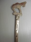 SILVER SOUVENIR SPOON-Mexico DONKEY