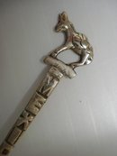 SILVER SOUVENIR SPOON-Mexico DONKEY