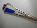 SILVER &ENAMEL SOUVENIR SPOON-LUZERN