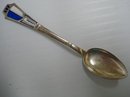 SILVER &ENAMEL SOUVENIR SPOON-LUZERN