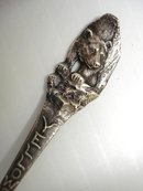STERLING FIGURAL SOUVENIR SPOON- BEAR