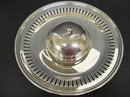 BEAUTIFUL 2 PIECE SILVER PLATED SERVING TRAY