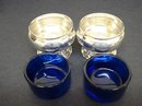 PAIR OF STERLING SILVER SALT & PEPPER CELLARS
