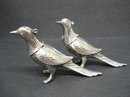 FIGURAL SILVER PLATE SALT&PEPPER-BIRDS