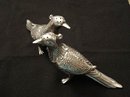 FIGURAL SILVER PLATE SALT&PEPPER-BIRDS