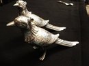 FIGURAL SILVER PLATE SALT&PEPPER-BIRDS