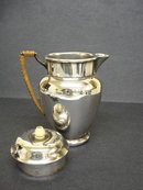 Elegant Victorian HOT WATER JUG Silver Plate