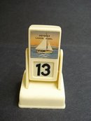 VINTAGE PERPETUAL-FLIP STYLE DESK CALENDAR