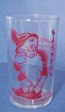 Disney Snow White&Seven Dwarfs Glass BASHFUL