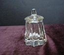 Beautiful VINTAGE HEAVY CRYSTAL - JAM POT