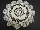 LOVELY CLUNY LACE ROUND DOILY - BUTTERFLY's
