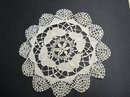 LOVELY CLUNY LACE ROUND DOILY - BUTTERFLY's