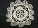LOVELY CLUNY LACE ROUND DOILY - BUTTERFLY's